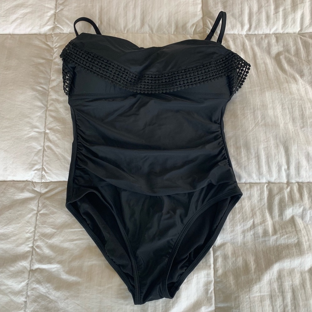 Black One Piece Swimsuit